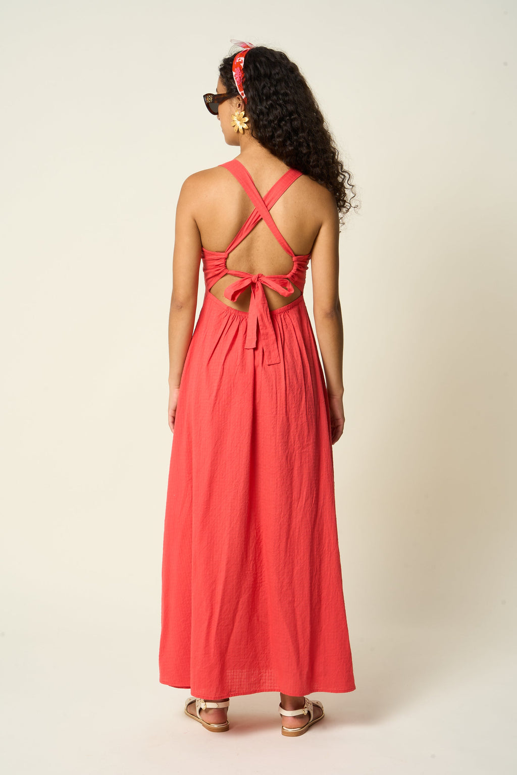 Vestido Rina - Fresa