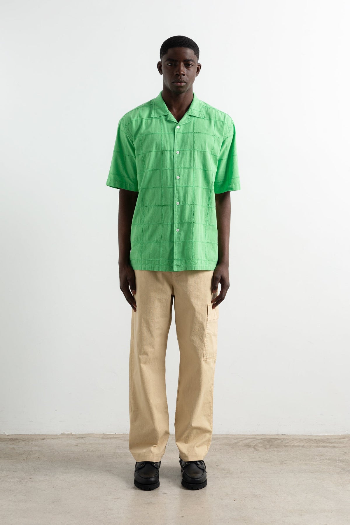 Chemise Manches Courtes Freedom Green