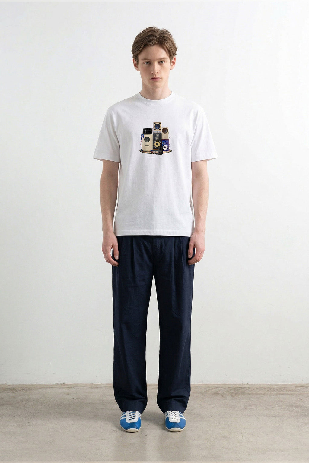T-Shirt Sound System White