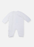Robes Et Combinaisons Combinaison Bébé Nid D'Abeille - Blanc