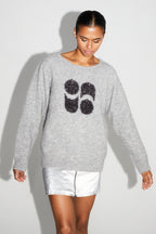 Pixie Gray Knit 100% Extra Virgin Wool Made in Portugal
