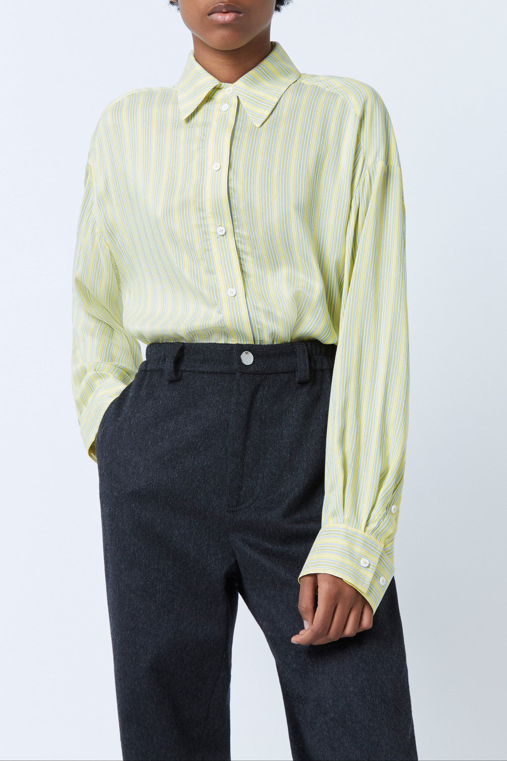 Pantalon Easy Flanelle ANTHRACITE