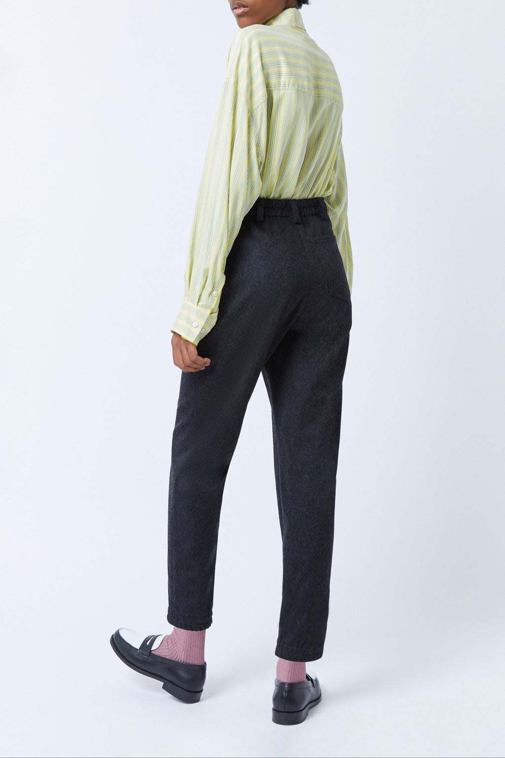 Pantalon Easy Flanelle ANTHRACITE