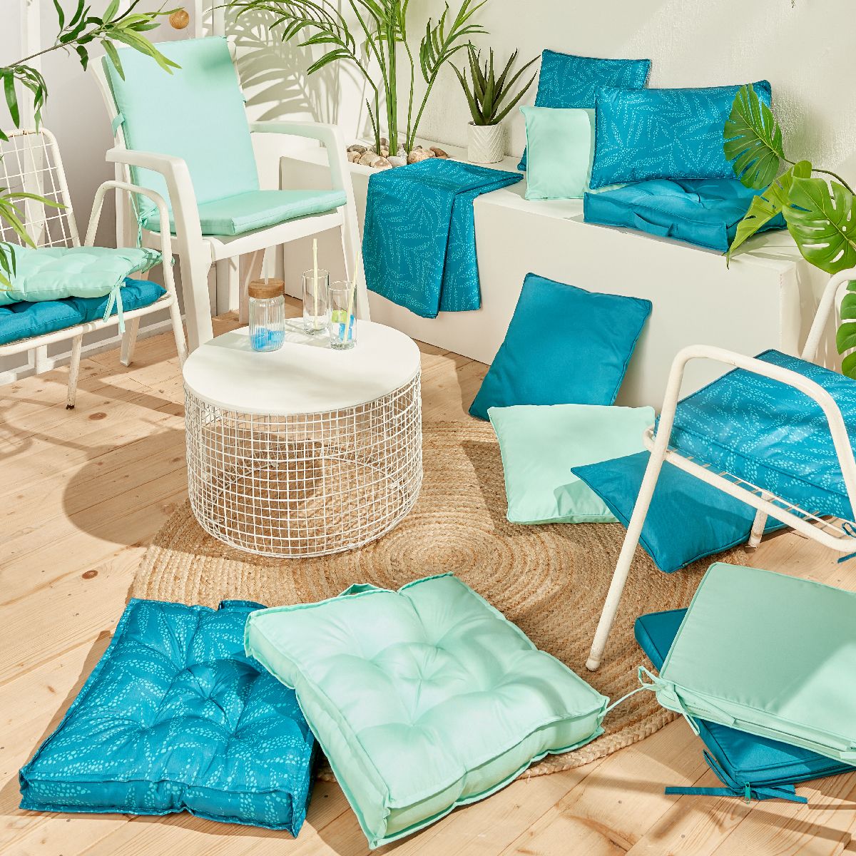 Paradise - Coussin Outdoor - Celadon