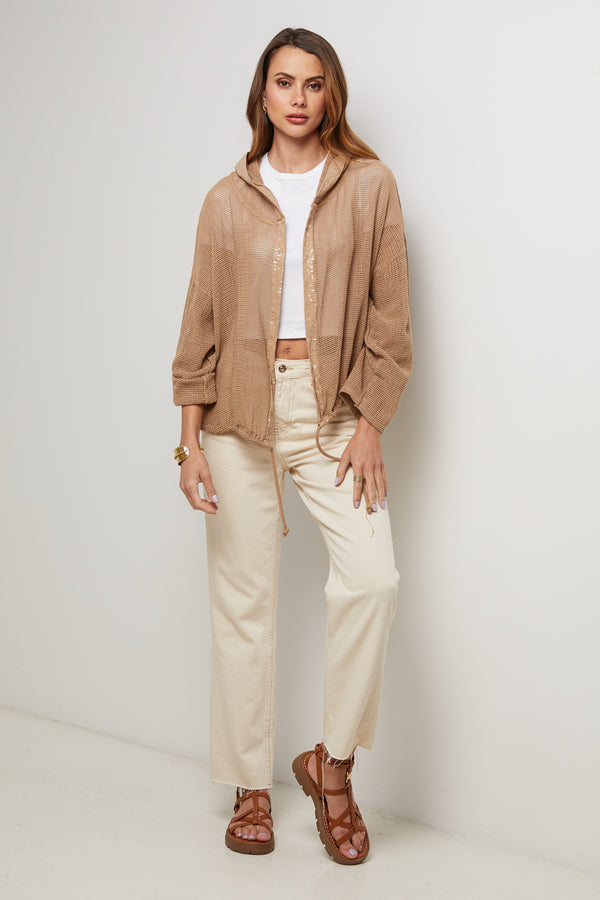 Gilet - Camel - Femme
