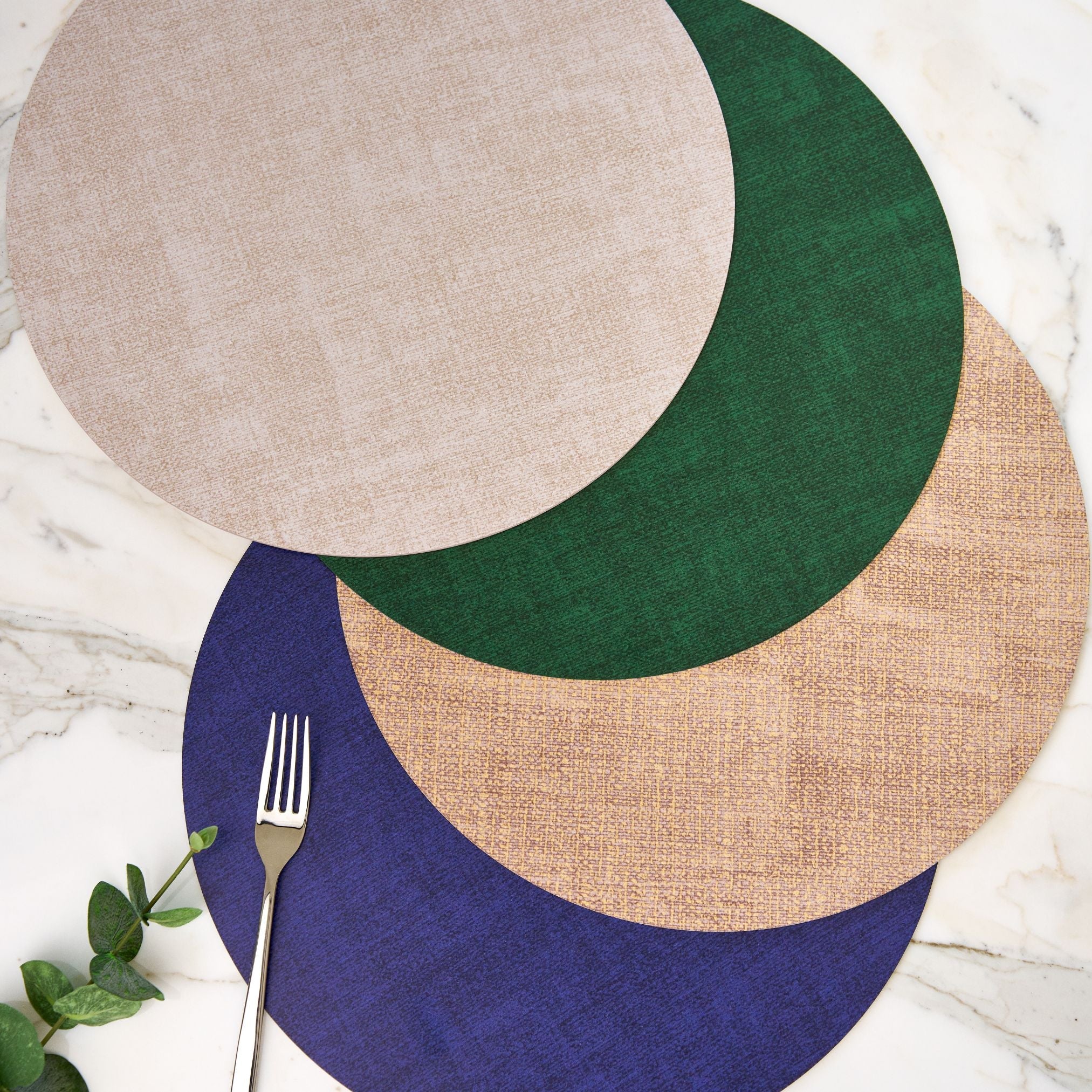Fabric - Round Double-Sided Placemat