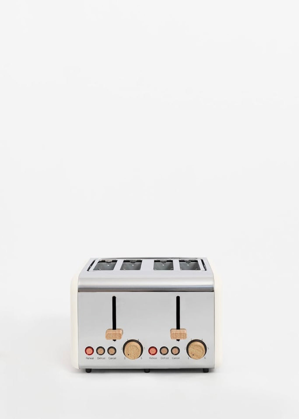 Toast Retro - Double Wide Slot Toaster - Off-White