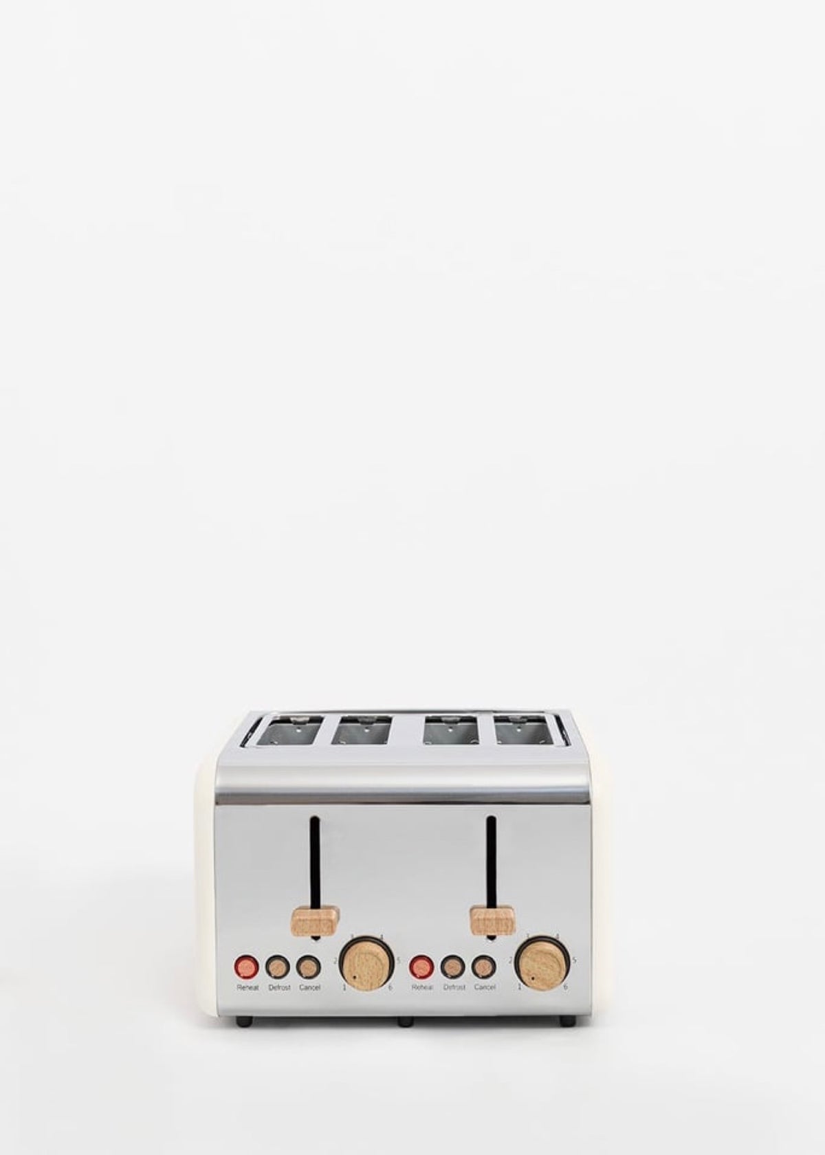 Toast Retro - Double Wide Slot Toaster - Off-White