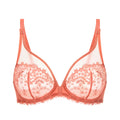 Wish Underwired Plunge Bra - Ginger Pink