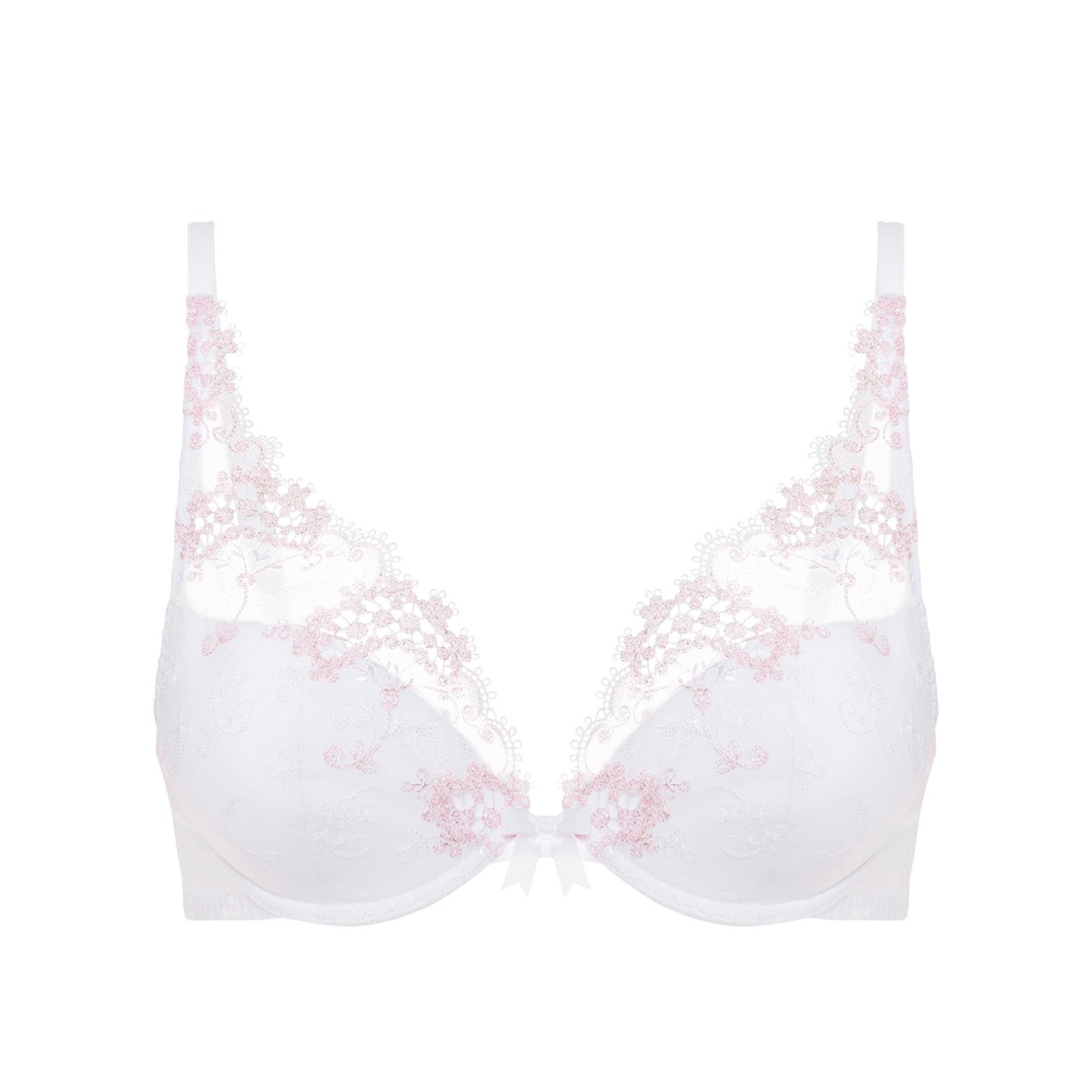 Soutien-Gorge Push-Up Triangle Wish - Blanc Cristal