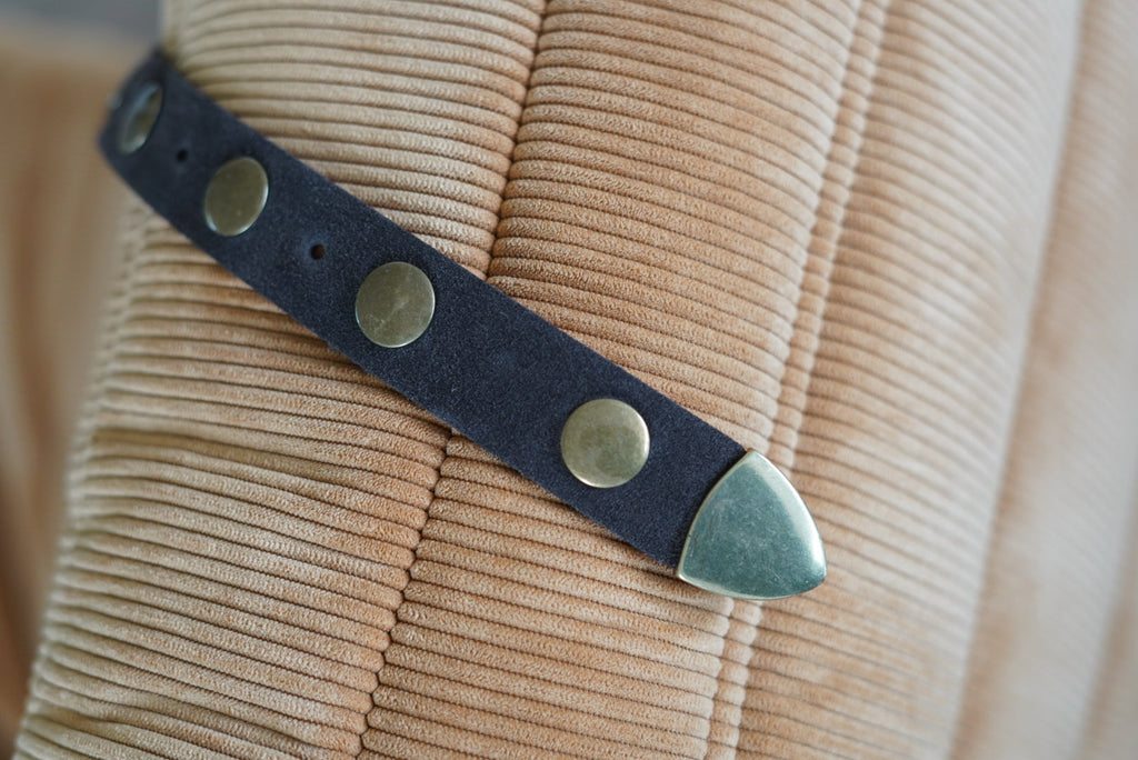 Chocolate Studded Belt