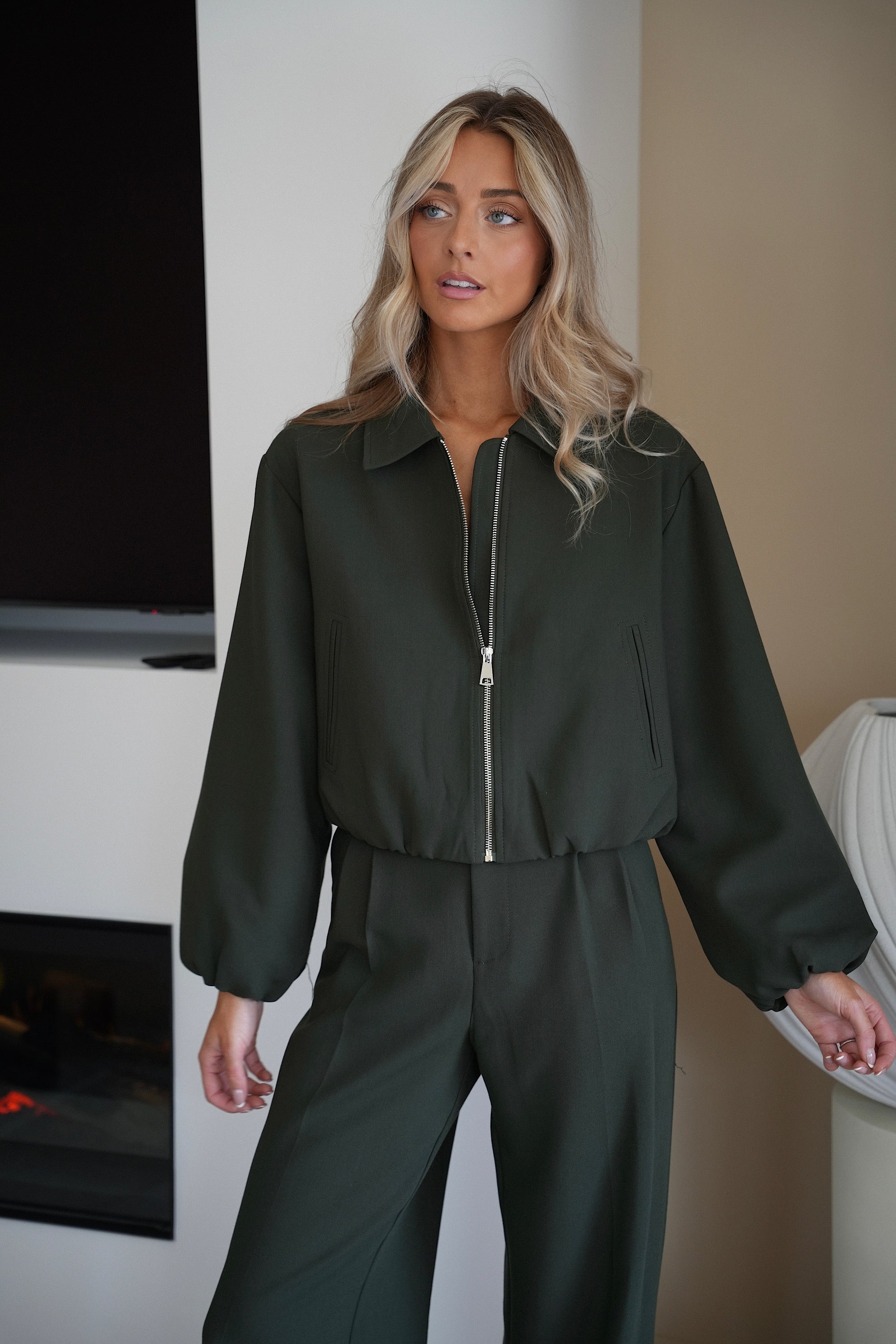 Veste Zippée Kyla - Verte