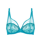 Soutien-Gorge Armature Décolleté Plongeant Delice - Bleu Atoll
