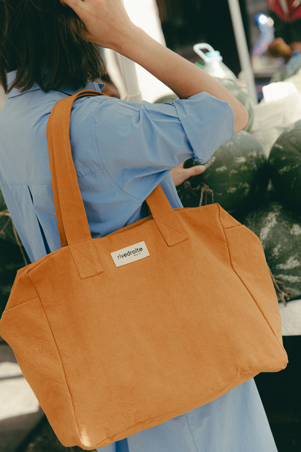 Célestins El Bolso de 24 Horas - Algodón Reciclado Orange Turmeric