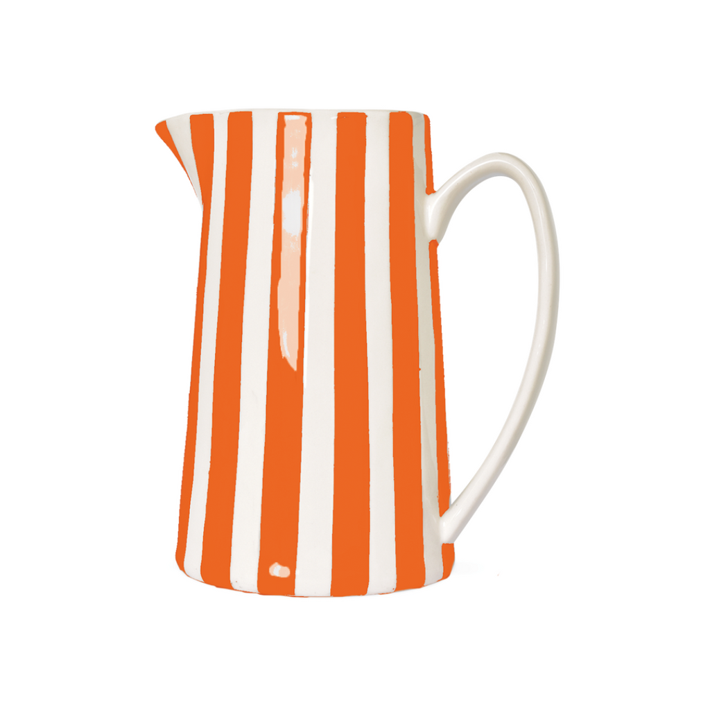 Lilac Striped Carafe