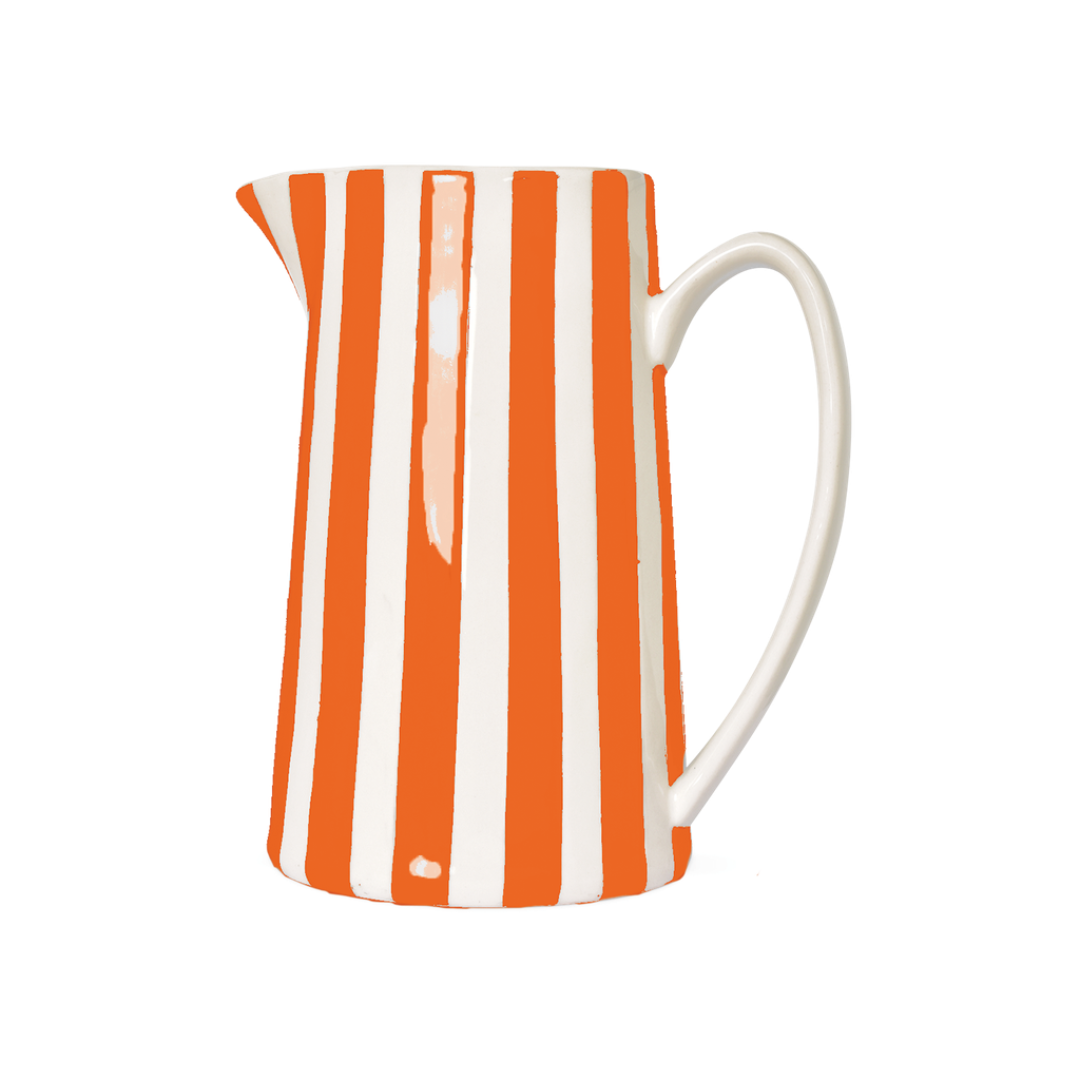 Lilac Striped Carafe