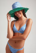 Top de bikini Azzurra Sporty Bandana - Azul