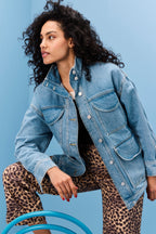 VESTE MAX LIGHT BLUE
