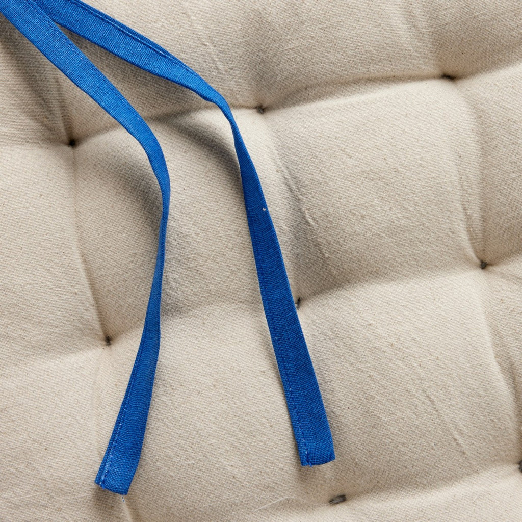 Summer - Quilted Chair Pad - Blue