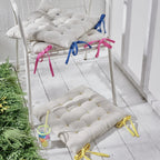 Summer - Quilted Chair Pad - Blue