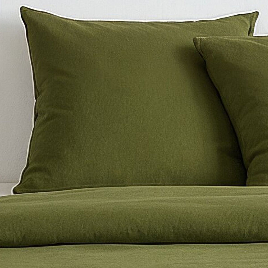 Textured Effect Set - Bed Set - Dark Green