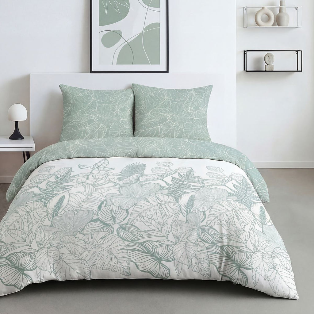 Sunshine - Patterned Bedding Set 20.23 - Celadon