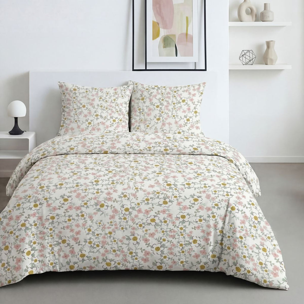 Sunshine - Patterned Bedding Set 20.30 - Chalk