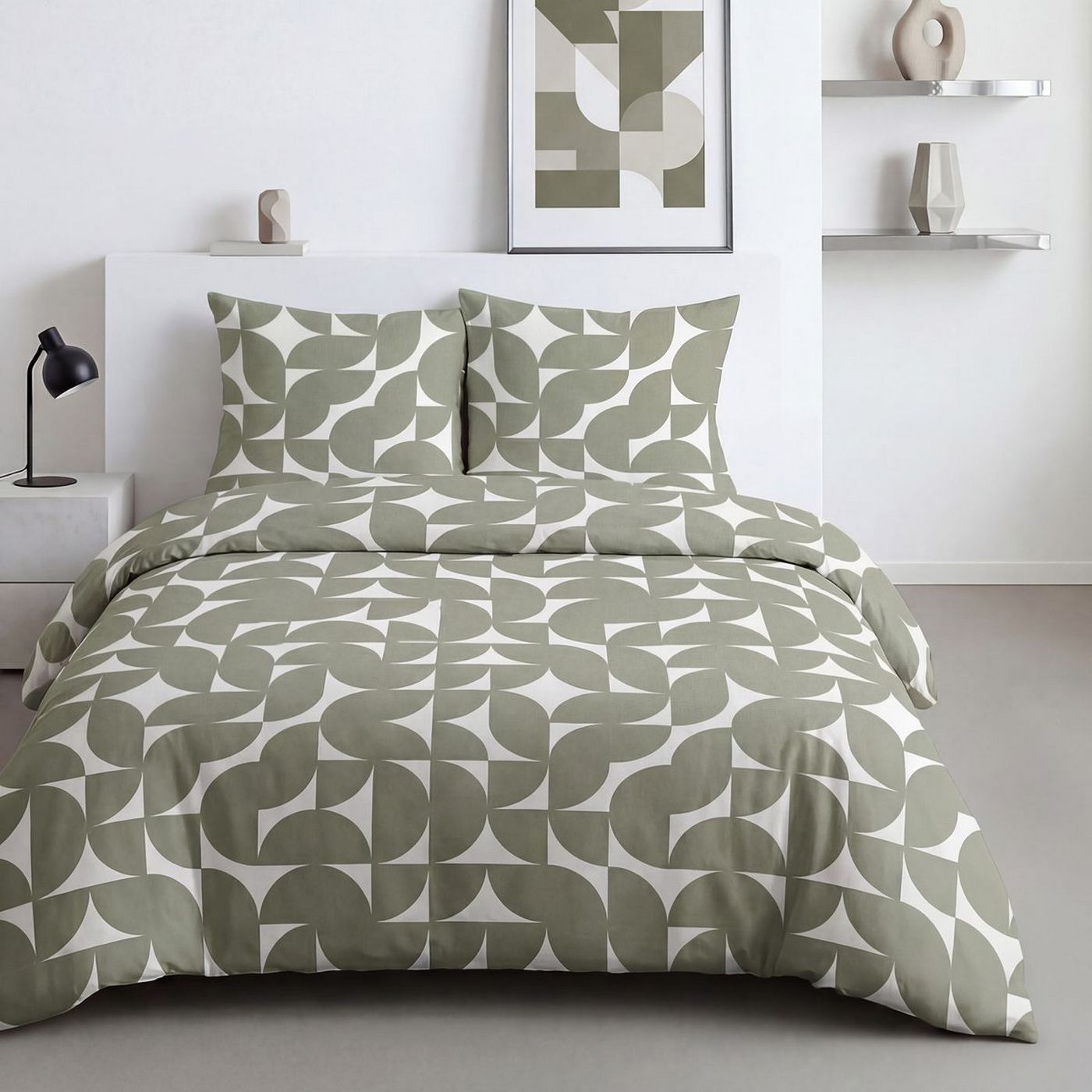 Sunshine - Juego de Cama Estampado 20.39 - Salvia