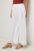 Pantalon - Blanc - Femme