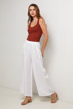Pantalon - Blanc - Femme