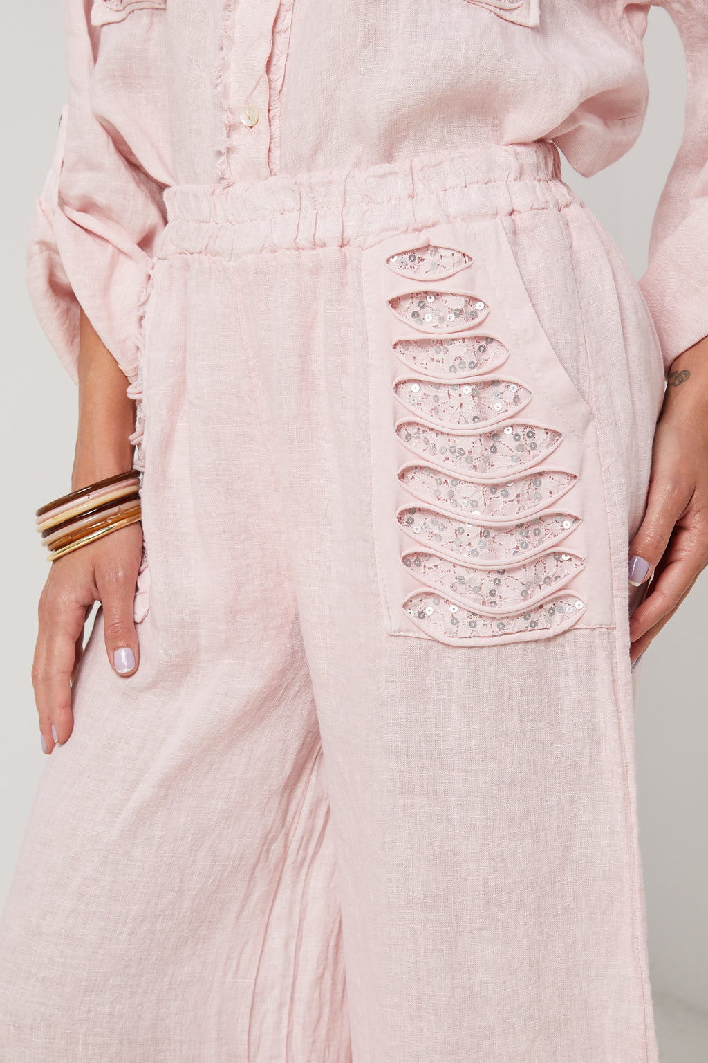 Pantalón - Rosa - Mujer
