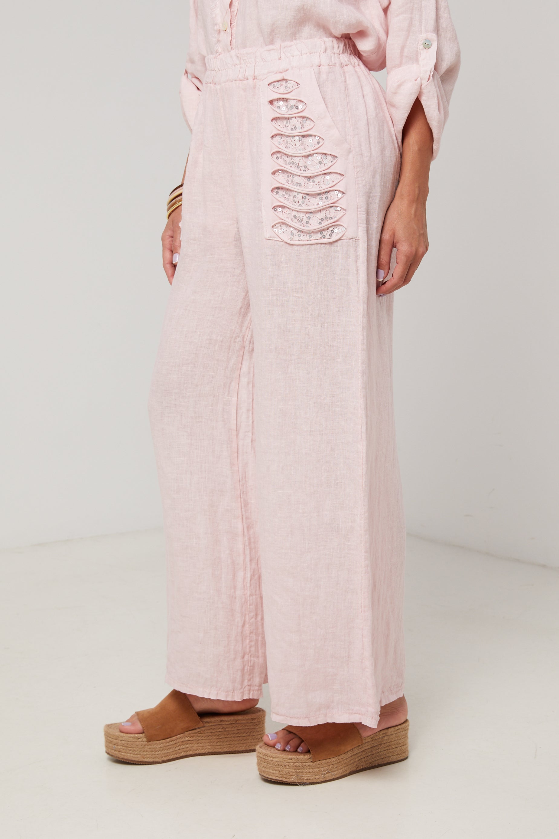 Pantalón - Rosa - Mujer