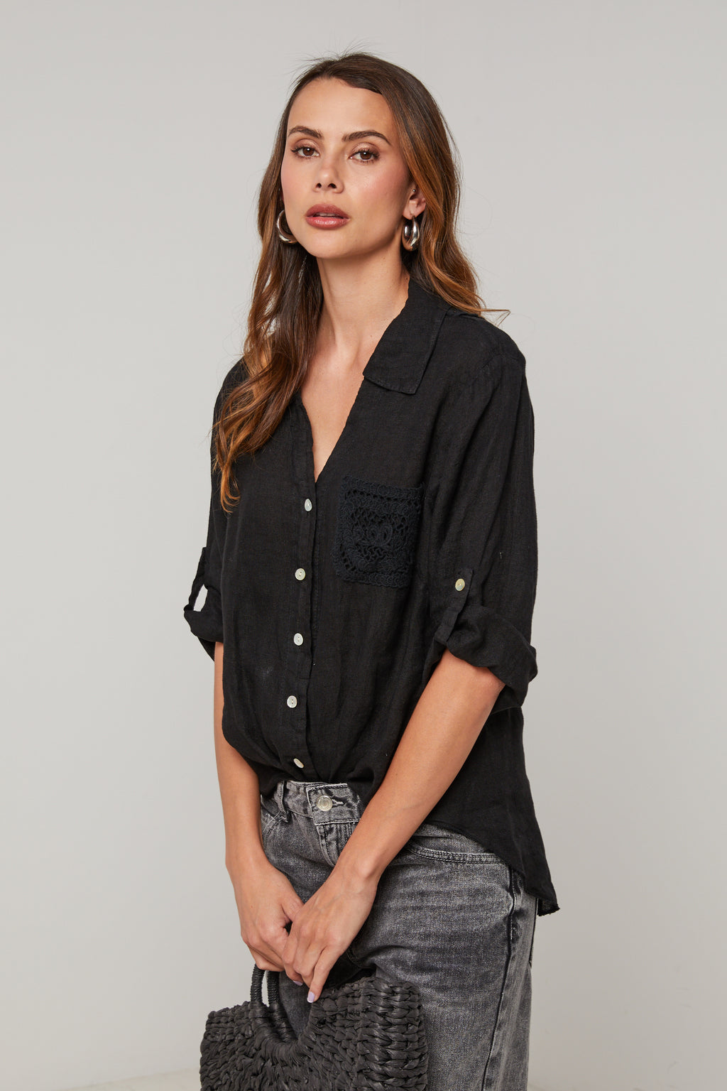 Camisa - Negro - Mujer