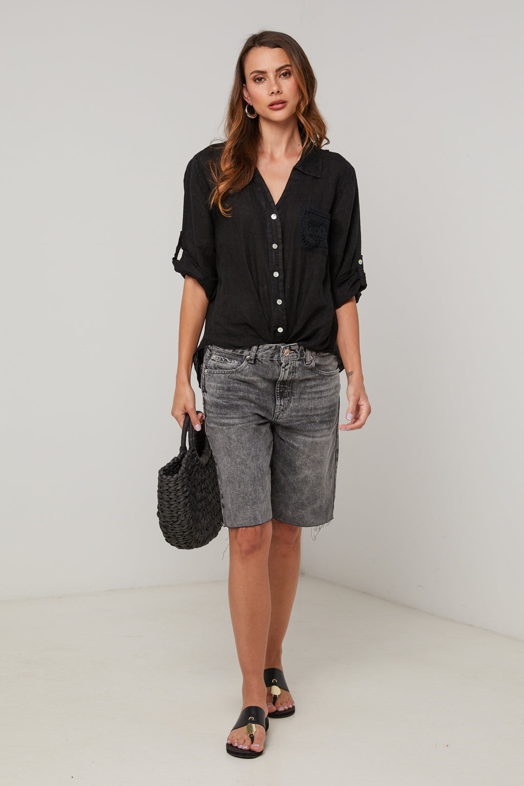 Camisa - Negro - Mujer