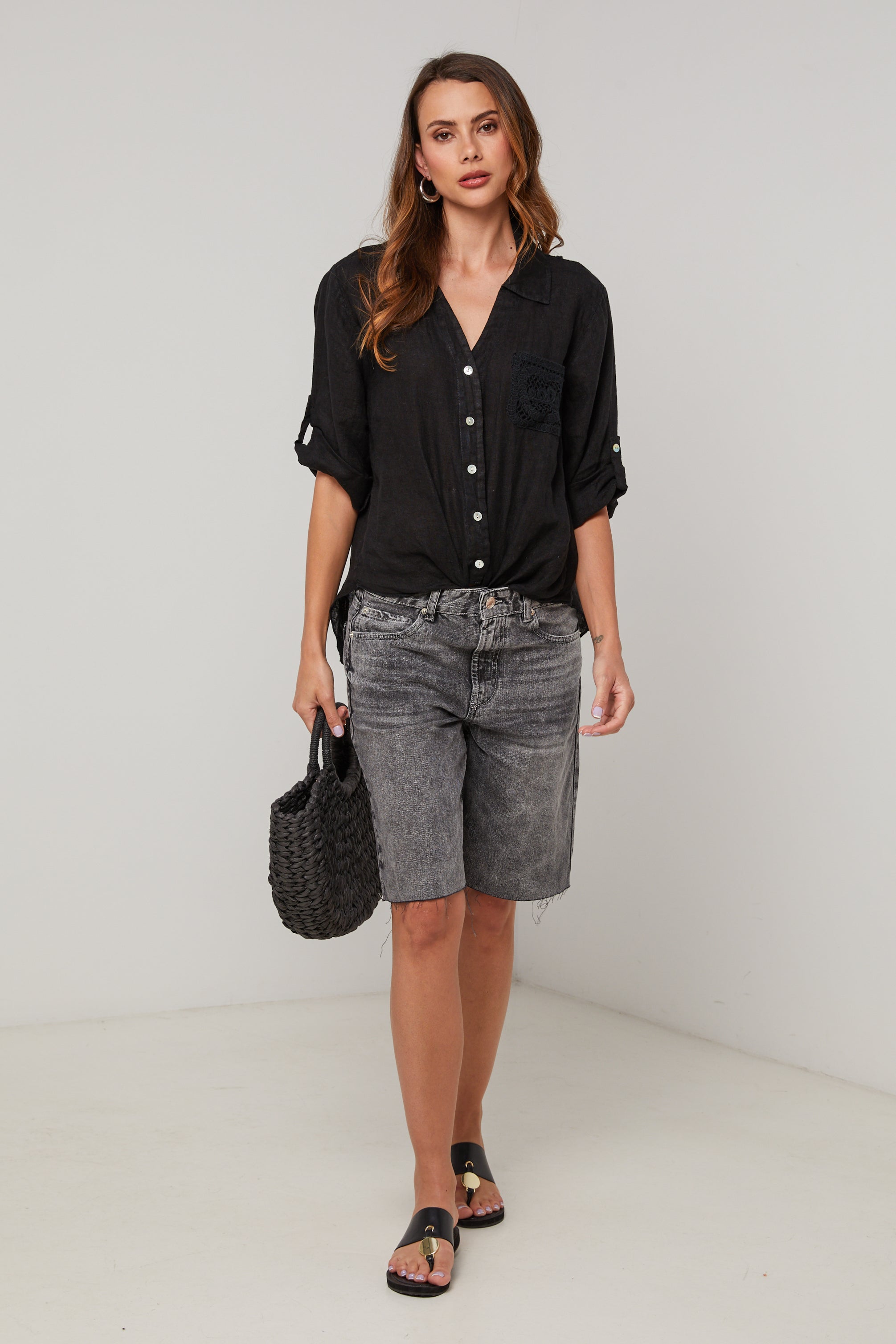 Camisa - Negro - Mujer