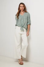 Camisa - Verde - Mujer