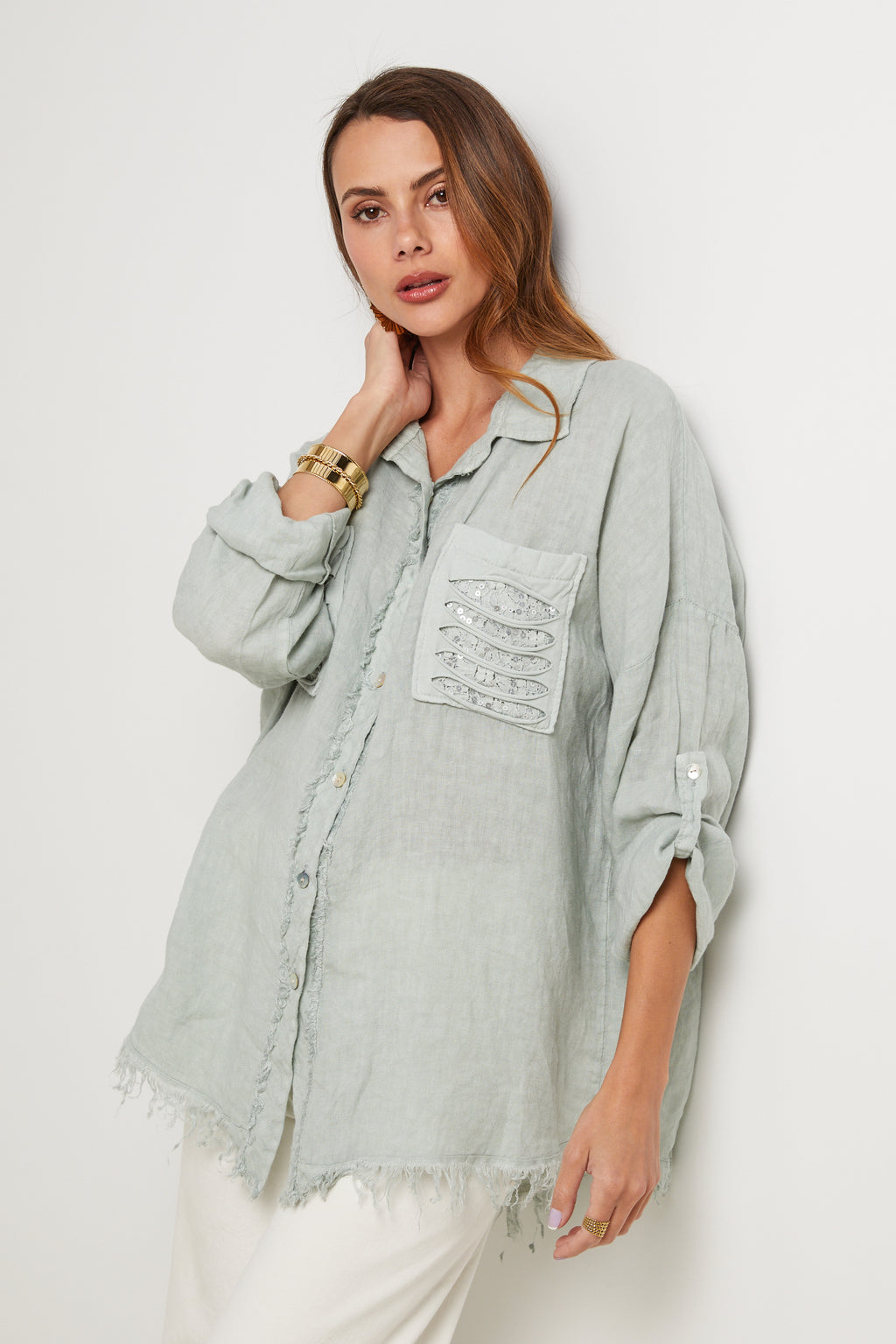 Shirt - Aqua - Women