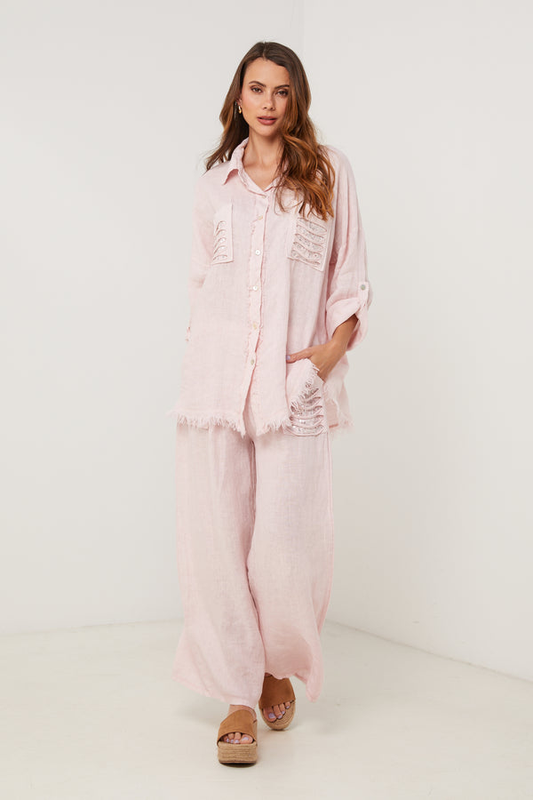 Chemise - Rose - Femme