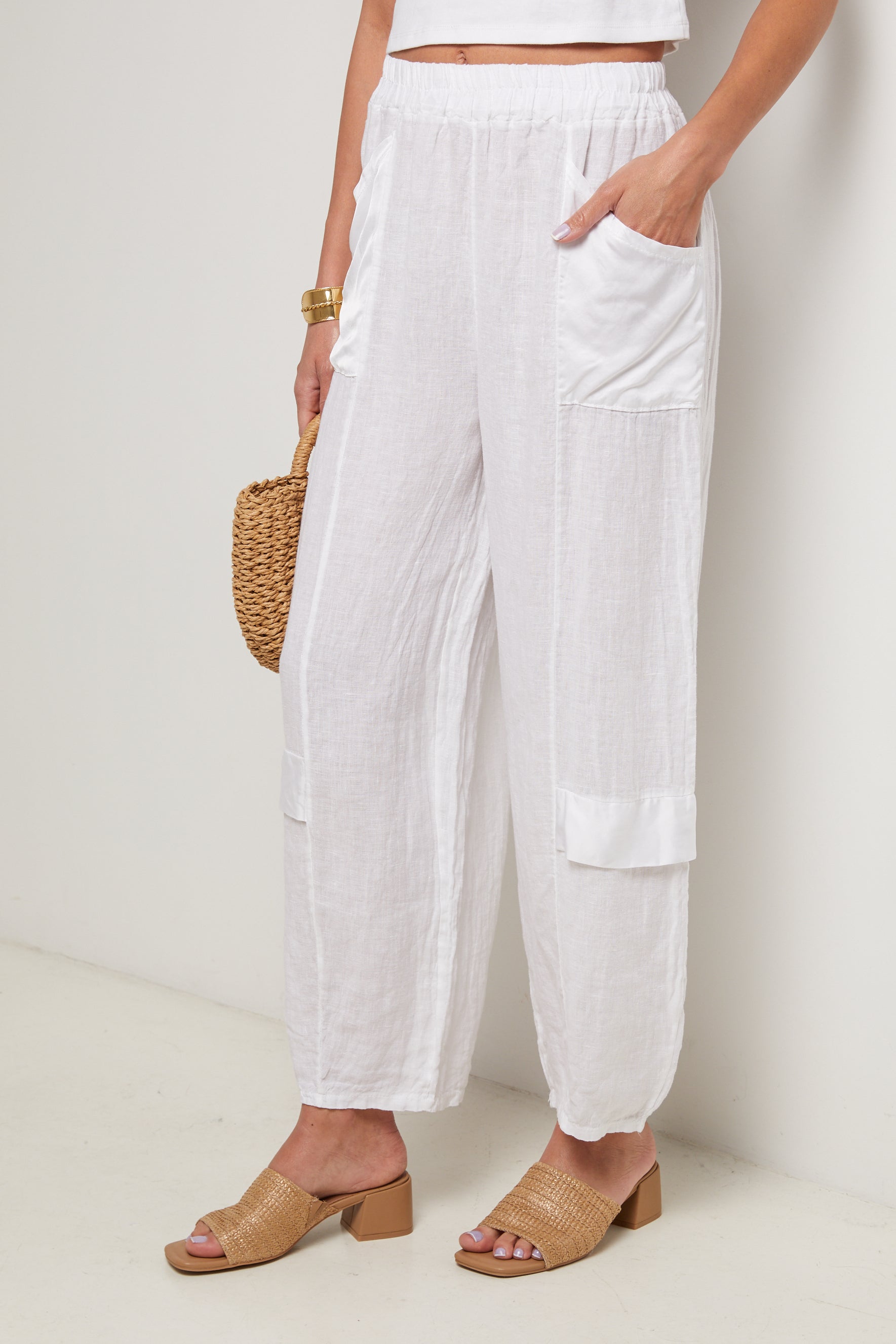 Pantalon - Blanc - Femme