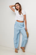 Pantalones - Cielo - Mujer