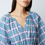 SASHA WESTERN BLUE DRESS