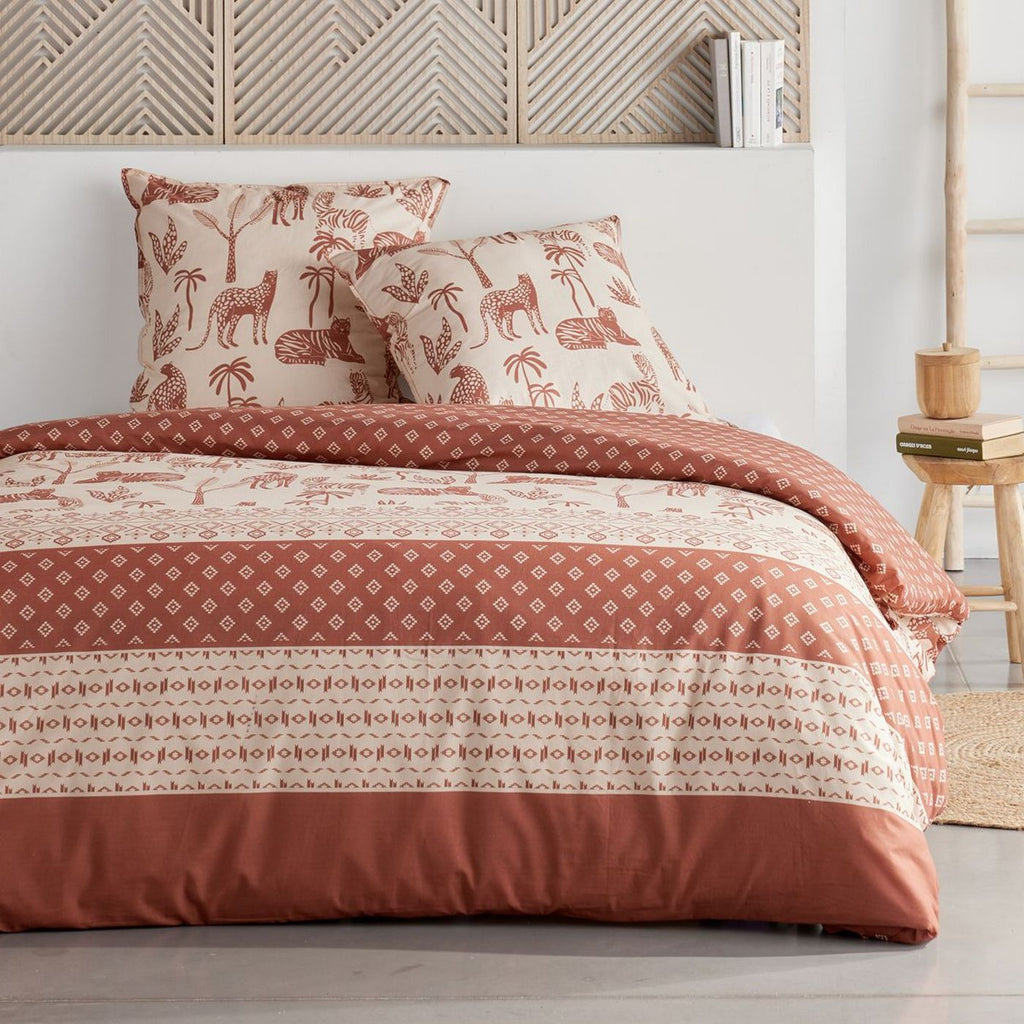 Sunshine - Juego de Cama Estampado 20.15 - Terracota