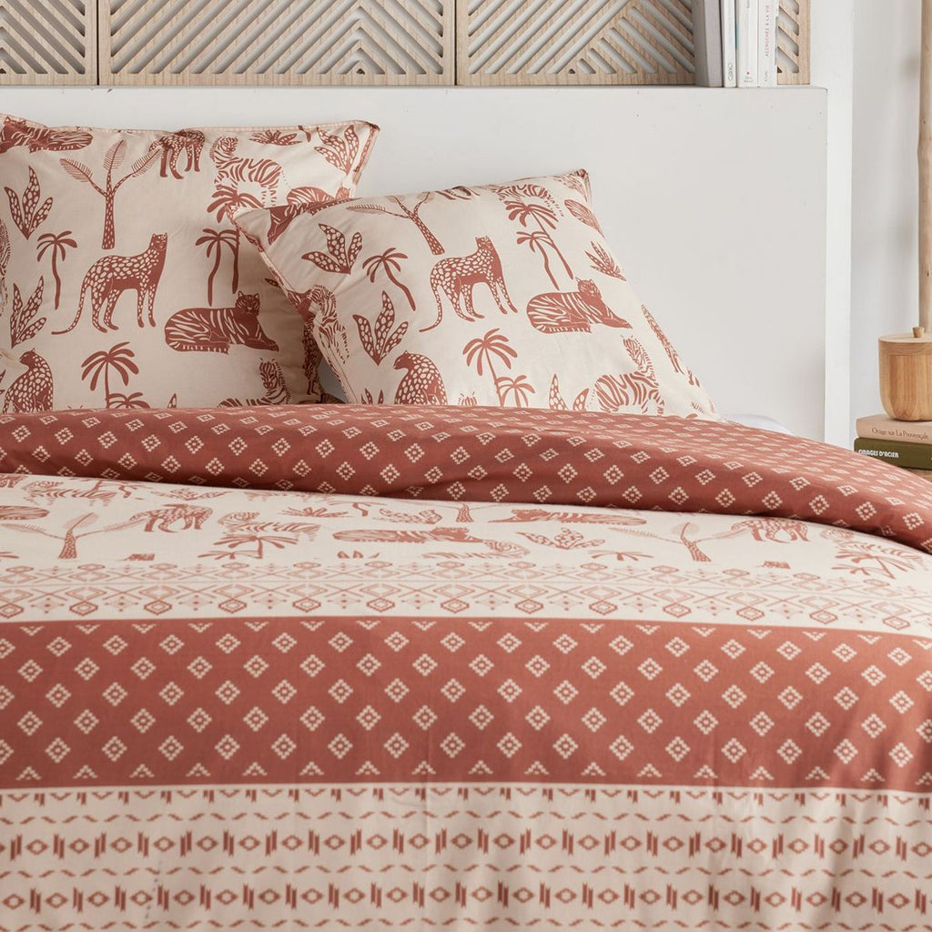 Sunshine - Juego de Cama Estampado 20.15 - Terracota