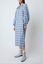 SASHA WESTERN BLUE DRESS