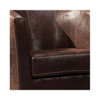 Newport - Fabric Convertible Armchair - Brown