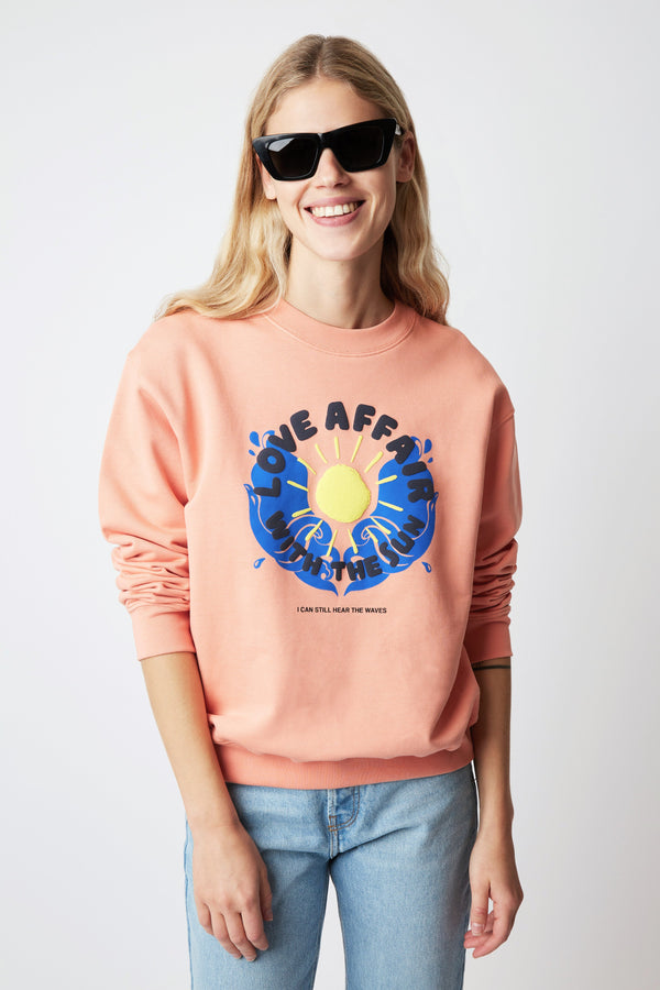 SWEATSHIRT LOUIS LOVE POUDRE