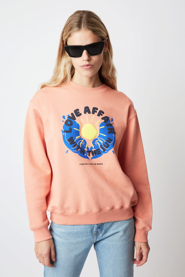 SWEATSHIRT LOUIS LOVE POUDRE