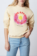 SUDADERA LOUIS LOVE SOFT YELLOW