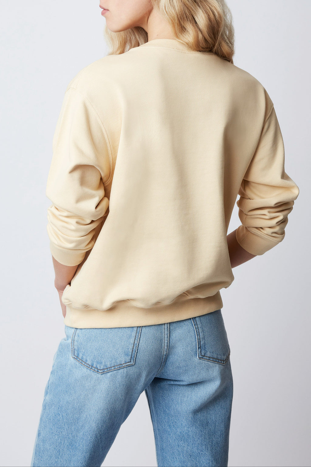 SUDADERA LOUIS LOVE SOFT YELLOW
