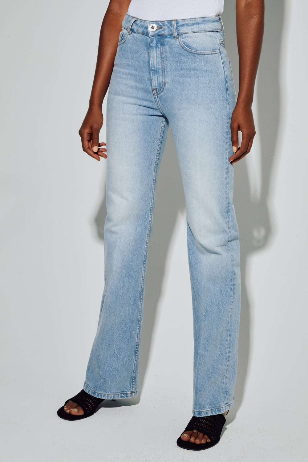 Steve Flare Light Blue Made In Portugal - Blue
